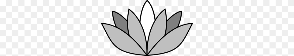 Greyscale Lotus Flower Svg Clip Art For Web, Leaf, Plant, Stencil, Animal Free Transparent Png