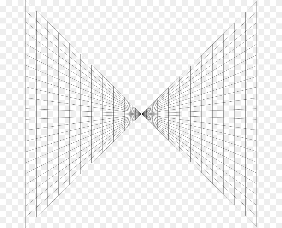 Grid Clipart Perspective Architecture, Gray Free Png