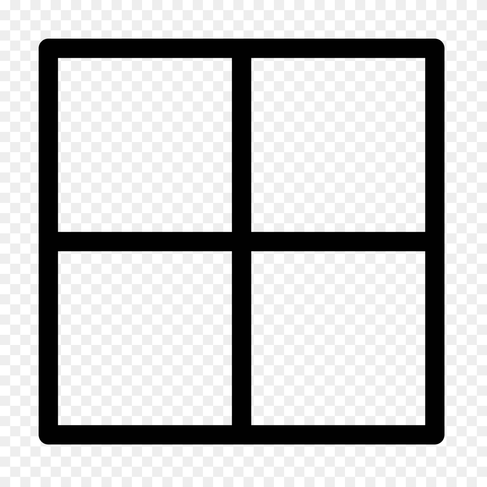 Grid Icon, Gray Free Transparent Png