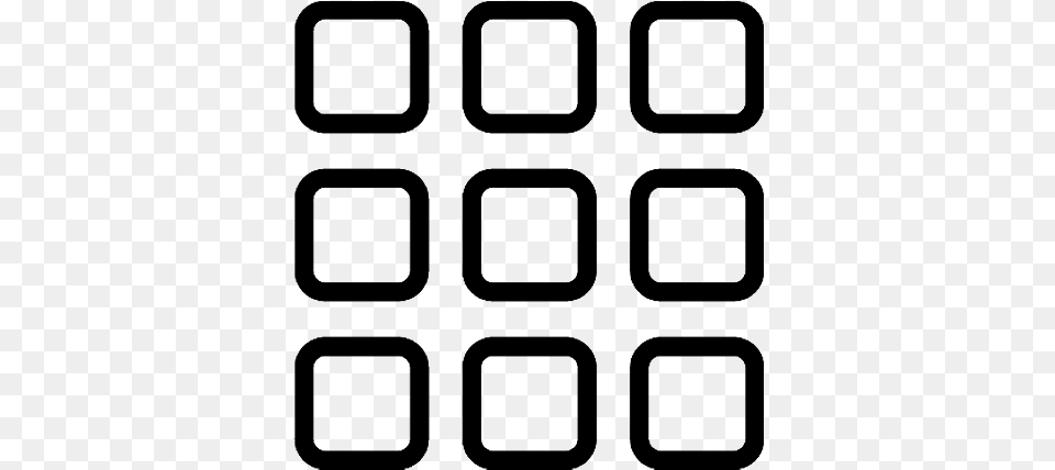Grid Icon Colorfulness, Gray Png Image