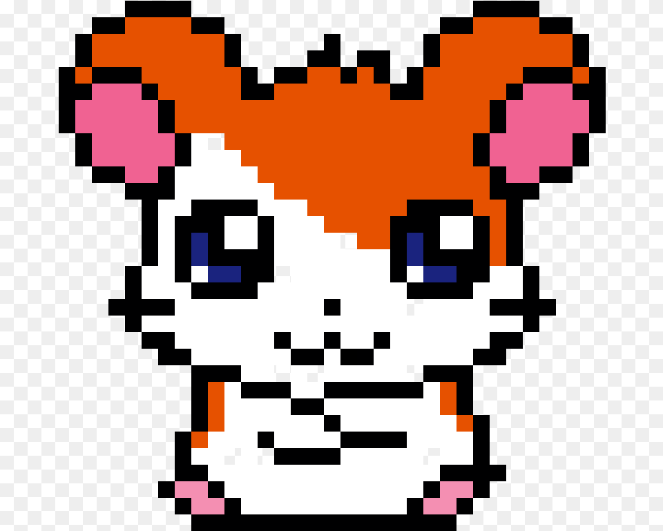 Grid Pixel Art Cat Clipart Kawaii Unicornio Dibujos Pixelados, Qr Code Free Png Download