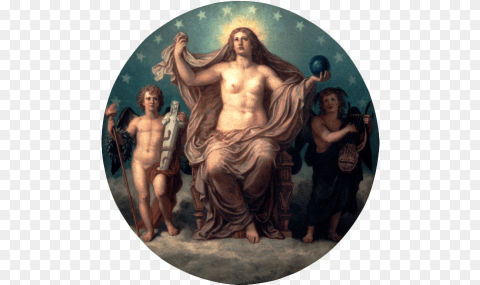Griepenkerl Aphrodite Urania Aphrodite Urania, Art, Painting, Person, Photography Free Png Download