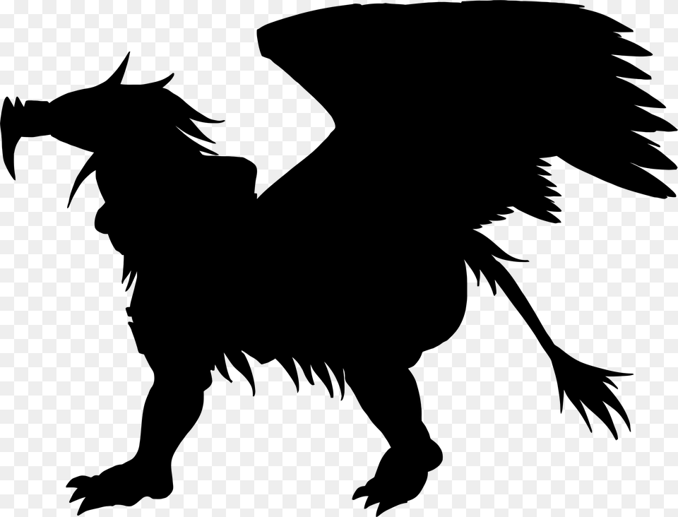 Griffin, Gray Free Png Download