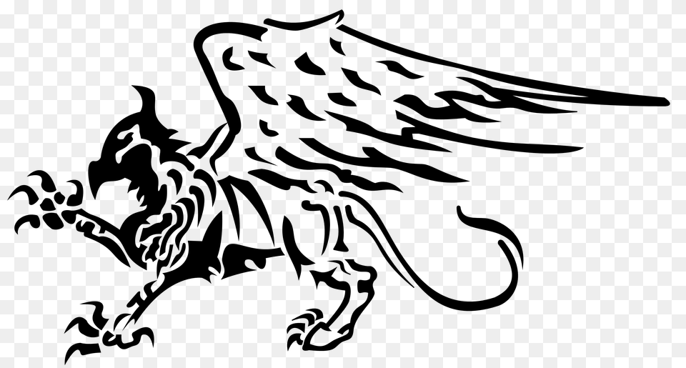 Griffin, Gray Free Transparent Png