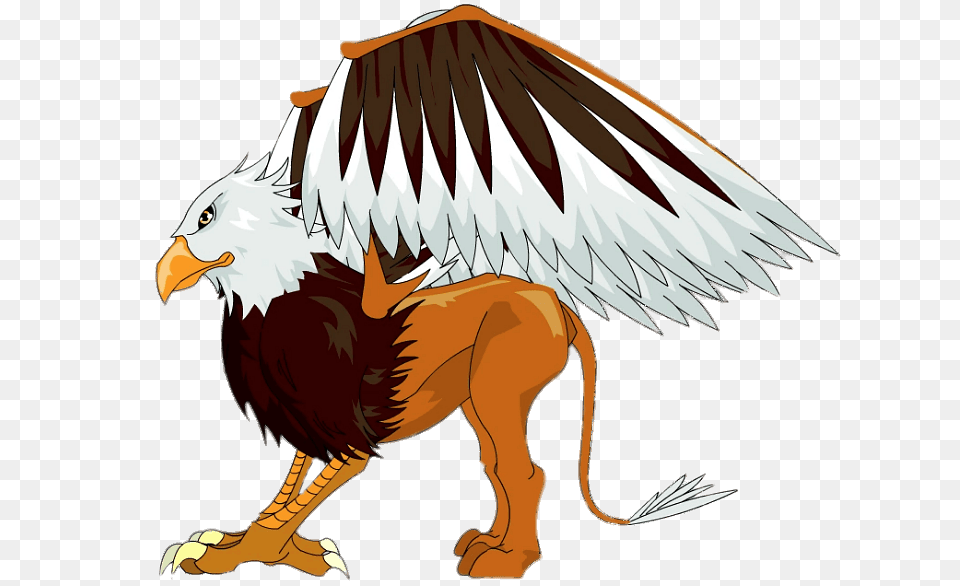 Griffin Adventure Quest, Animal, Bird, Eagle, Person Png Image