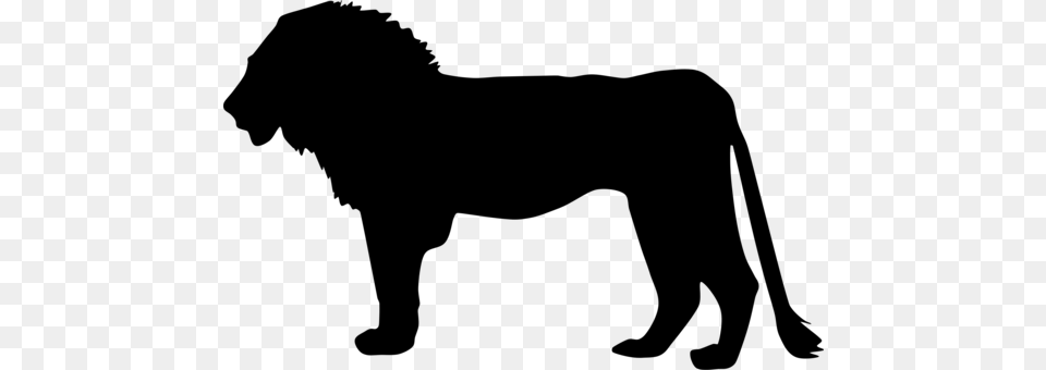 Griffin Silhouette Lion Drawing Dragon, Gray Free Png