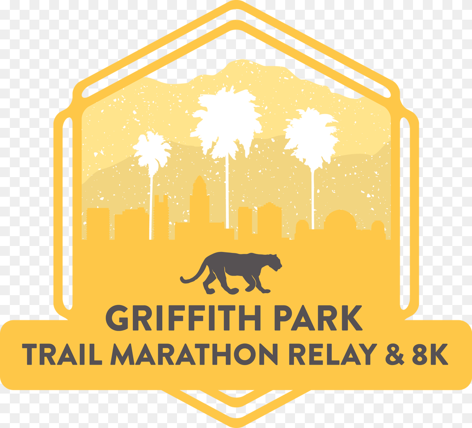 Griffith Park Trail Marathon Relay Los Angeles39 Largest Griffith Park Marathon Relay, Logo, Animal, Lion, Mammal Png