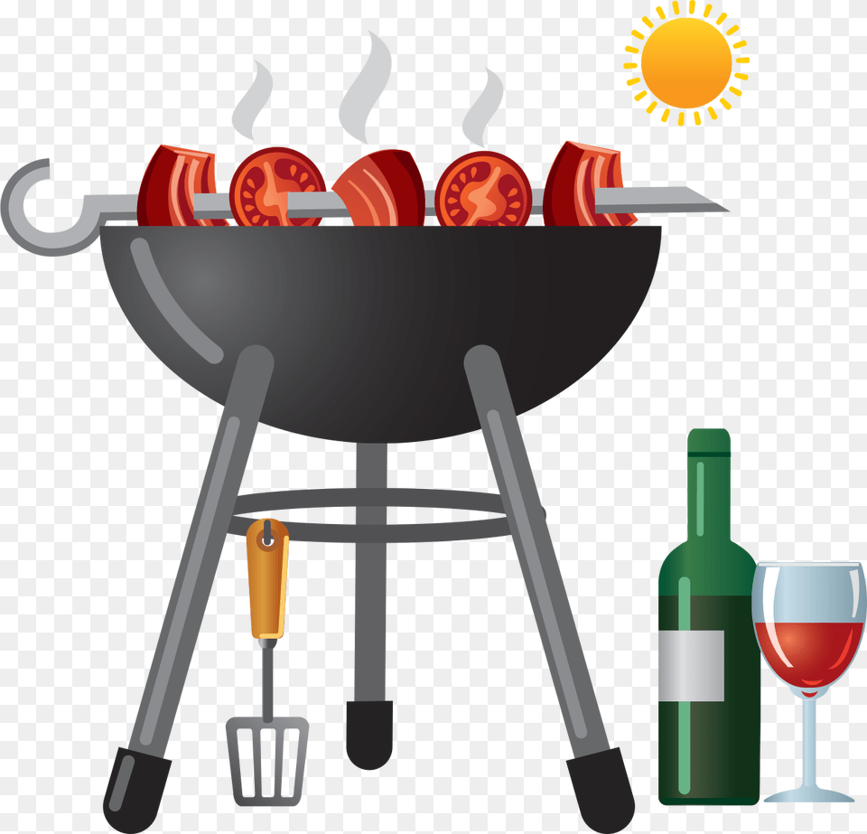 Grill And Wine Grill Sign, Bbq, Cooking, Food, Grilling Free Png Download