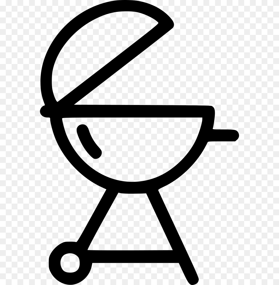 Grill Charcoal Barbecue Bbq Transparent Background Bbq Icon Transparent, Stencil, Symbol, Smoke Pipe Free Png Download