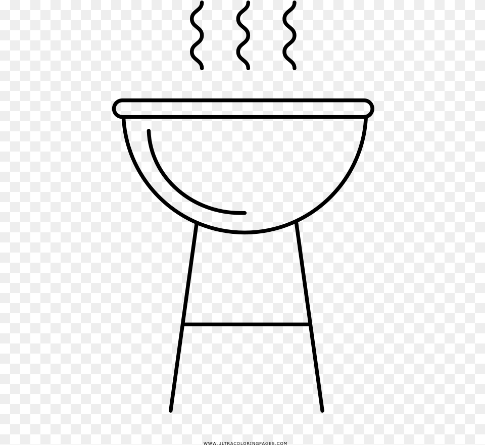Grill Coloring Pages, Gray Png Image