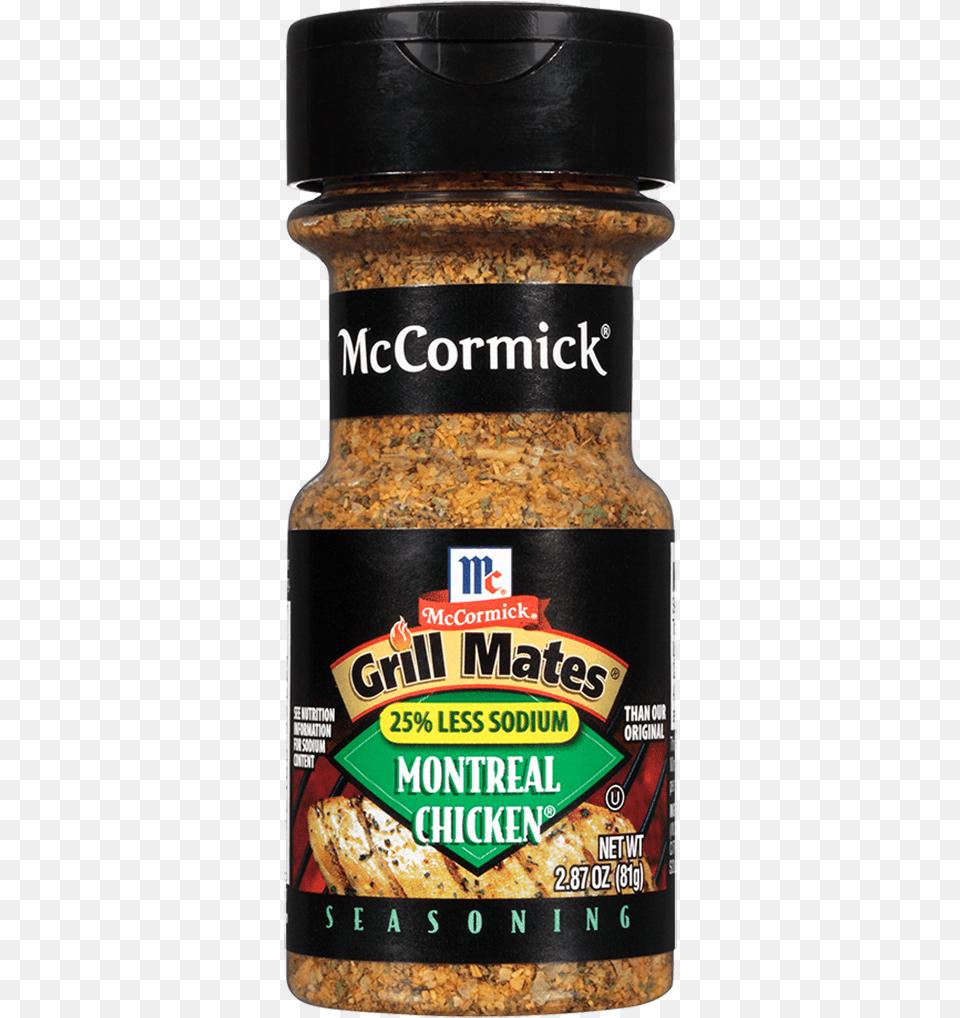 Grill Mates 25 Less Sodium Montreal Chicken Seasoning Mccormick Grill Mates, Alcohol, Beer, Beverage, Food Free Png