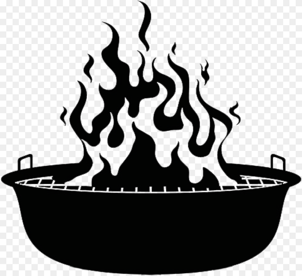 Grill Paellera, Fire, Flame, Tub Free Png