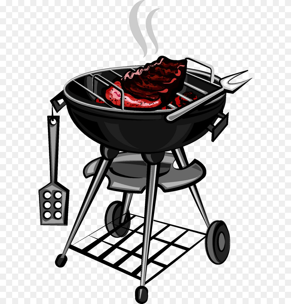 Grill Silhouette Bbq Grill Clip Art, Grilling, Food, Cooking, Device Free Png Download