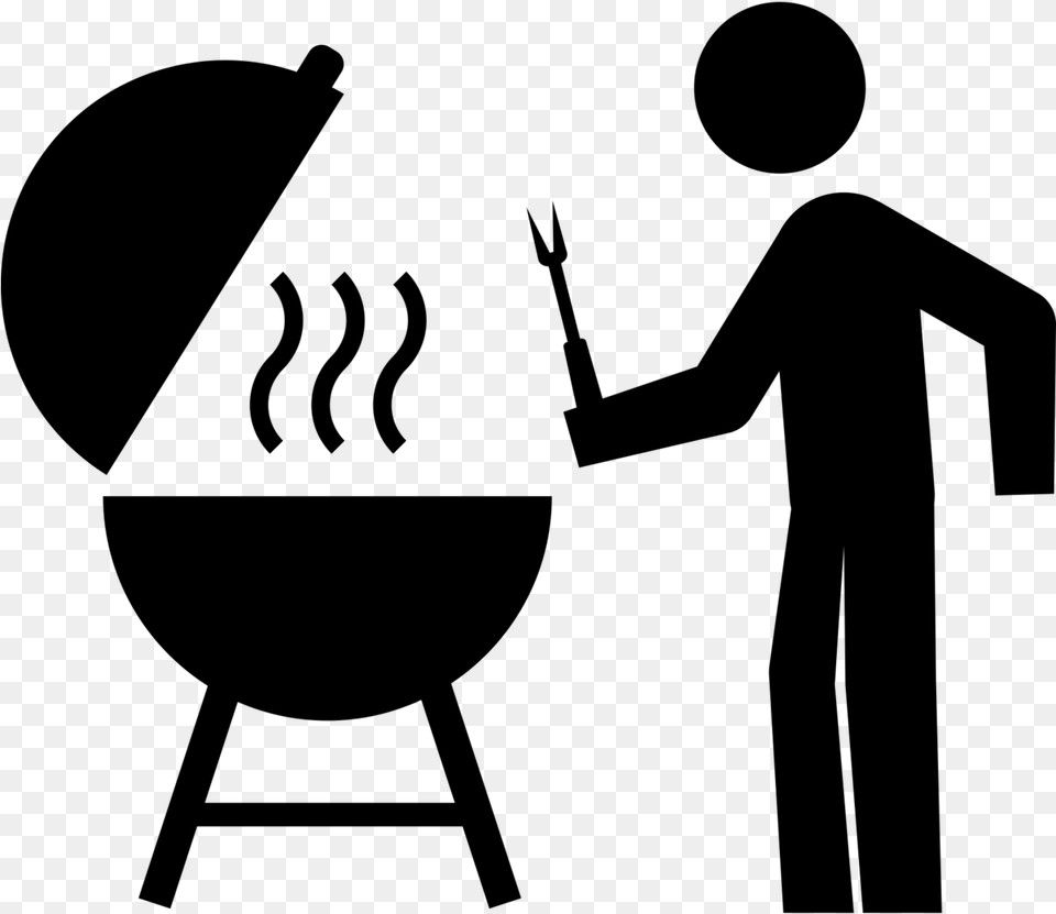 Grill Transparent Pictures Bbq Icon, Gray Free Png Download