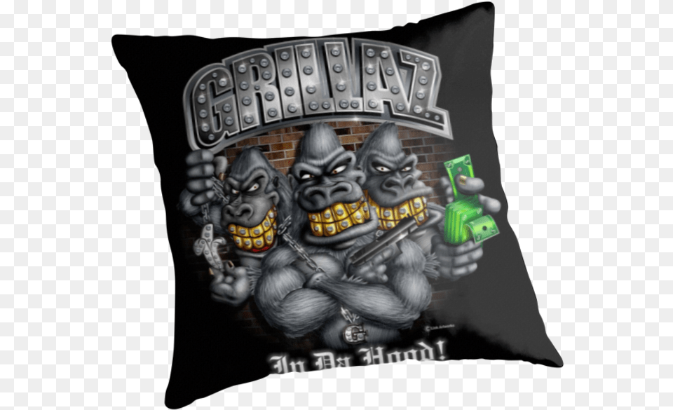 Grillaz Hip Hop Gangsta Gorillas By Linkartworks Gangsta Gorillas, Animal, Ape, Mammal, Wildlife Free Transparent Png