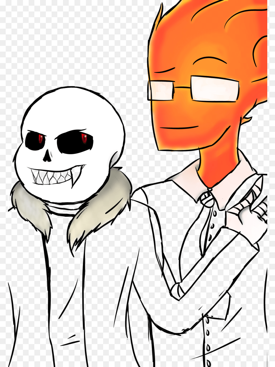 Grillby And Underfell Sans Almost Done Medibang Inc, Adult, Person, Man, Male Png Image
