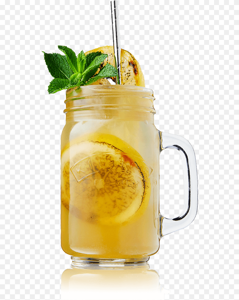 Grilled Caramel Lemonade, Beverage, Herbs, Mint, Plant Png Image