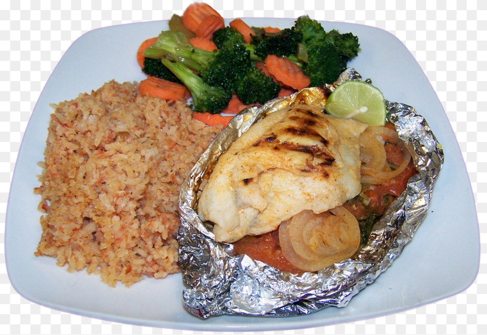 Grilled Catfish Catfish Grilled In Foil With Onions, Food, Meal, Plate, Produce Png