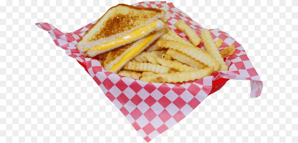 Grilled Cheese Kids Meal French Fries, Bread, Food, Toast Png