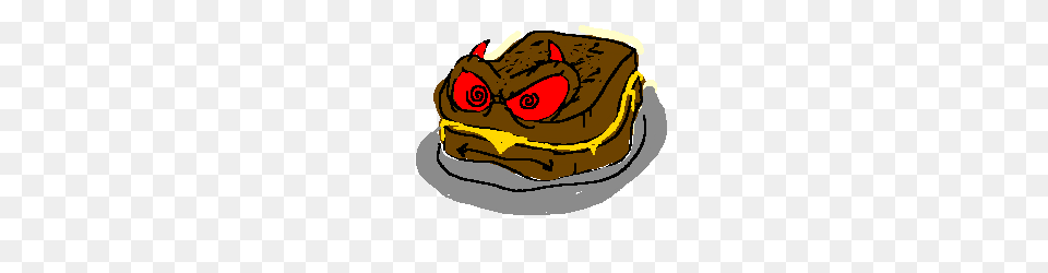 Grilled Cheese Sandwich Is Evil, Birthday Cake, Cake, Cream, Dessert Png