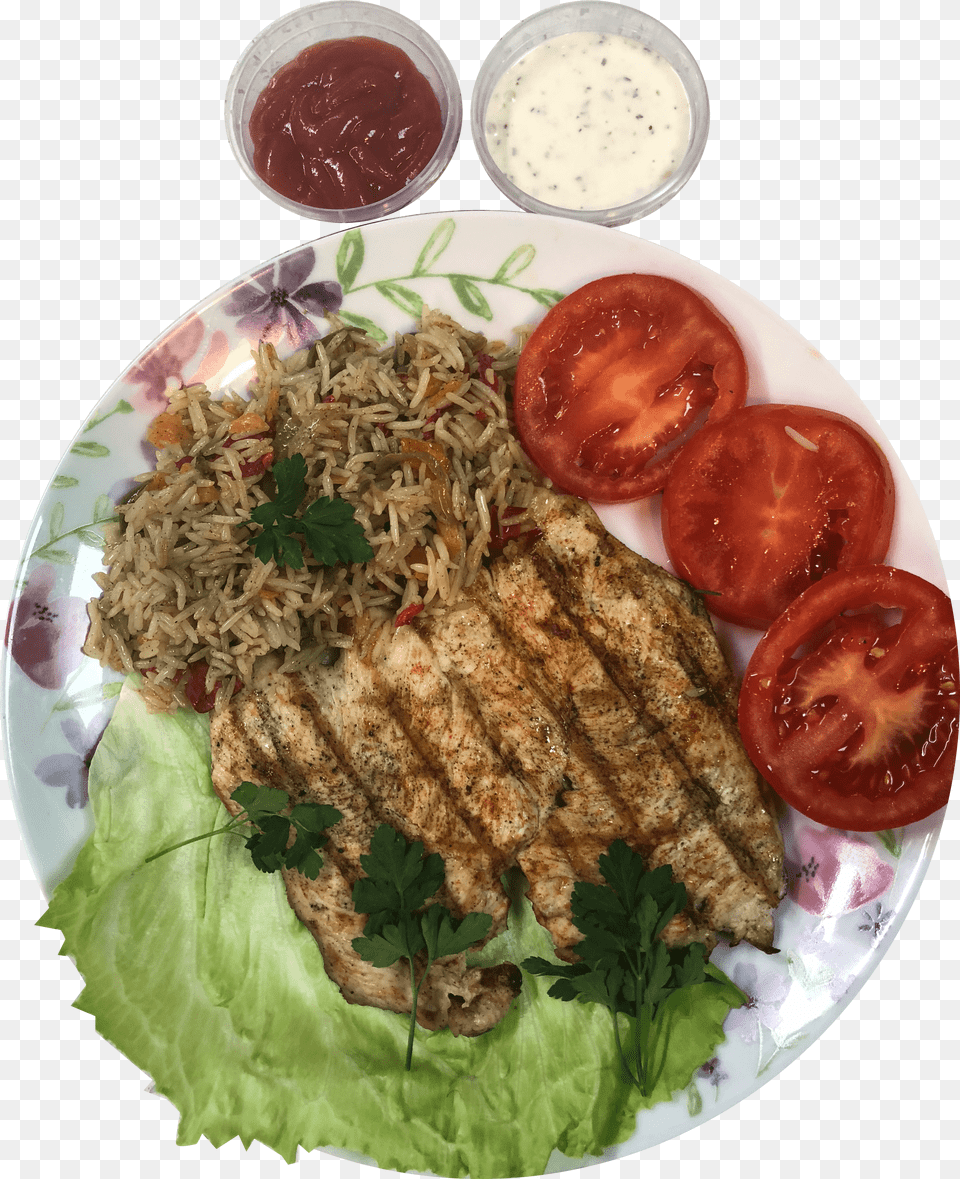 Grilled Chicken Breast Fried Fish, Dish, Food, Food Presentation, Meal Png