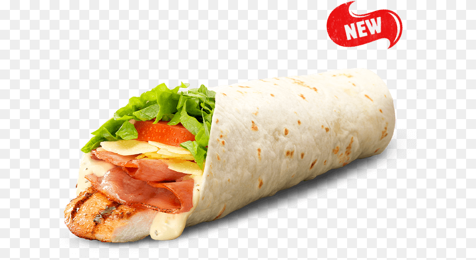 Grilled Chicken Caesar Wrap Sandwich Wrap, Food, Sandwich Wrap Free Png