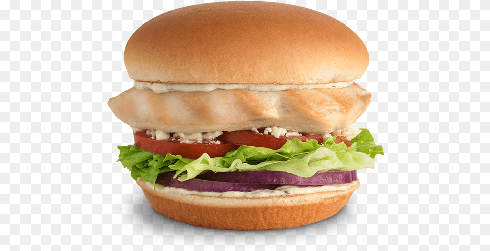 Grilled Chicken Feta Burger, Food Free Transparent Png