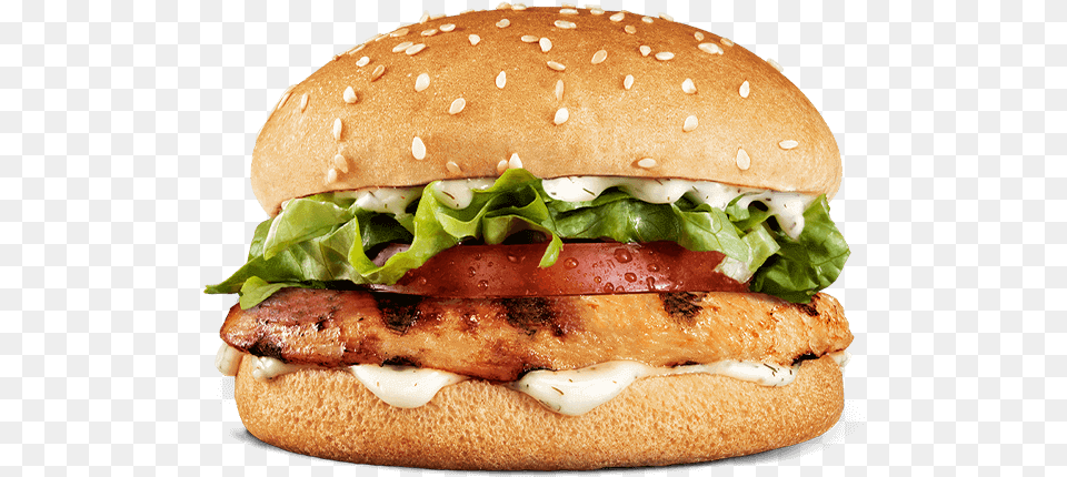 Grilled Chicken Hungry Jacks Grilled Chicken, Burger, Food Free Png Download
