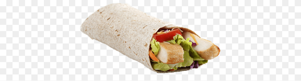 Grilled Chicken In A Wheat Wrap Grilled Chicken Wrap, Food, Sandwich Wrap, Hot Dog Png Image