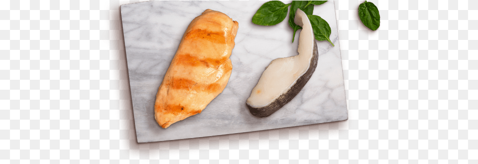 Grilled Chicken Ocean Whitefish Piece And Spinach Freshpet Vital, Food, Food Presentation, Sandwich, Meal Free Transparent Png