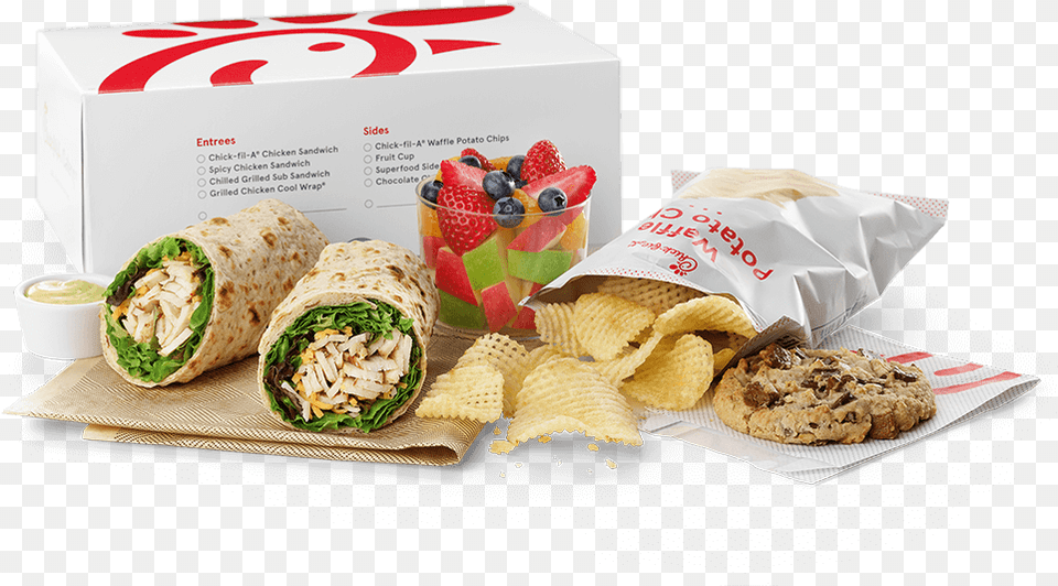 Grilled Chicken Wrap Chick Fil, Food, Lunch, Meal, Sandwich Wrap Free Png Download