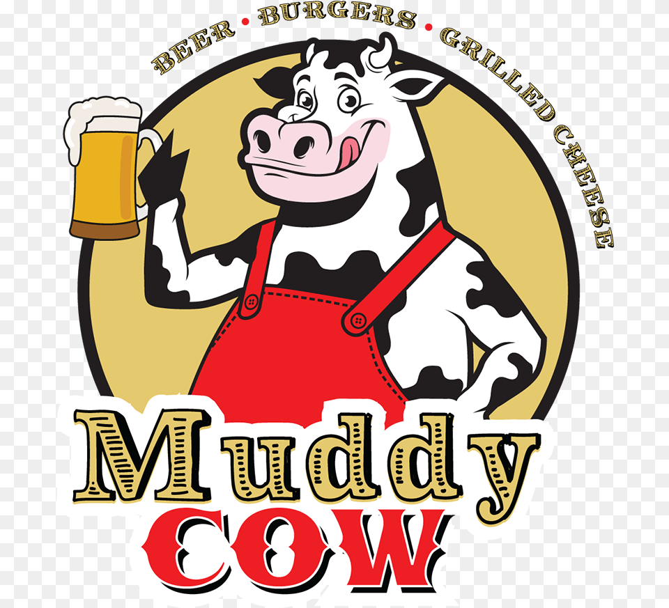 Grilled Clipart Cow Muddy Cow, Alcohol, Beer, Beverage, Lager Free Transparent Png