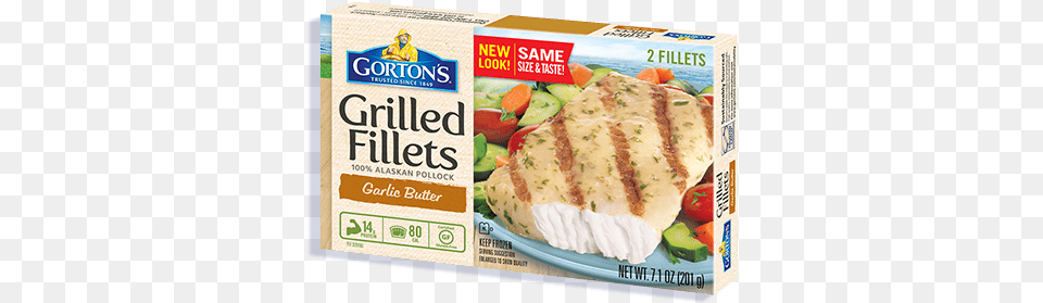 Grilled Pollock Garlicbutter Gortons Cod Roasted Garlic Amp Herb Grilled, Food, Lunch, Meal, Person Free Transparent Png