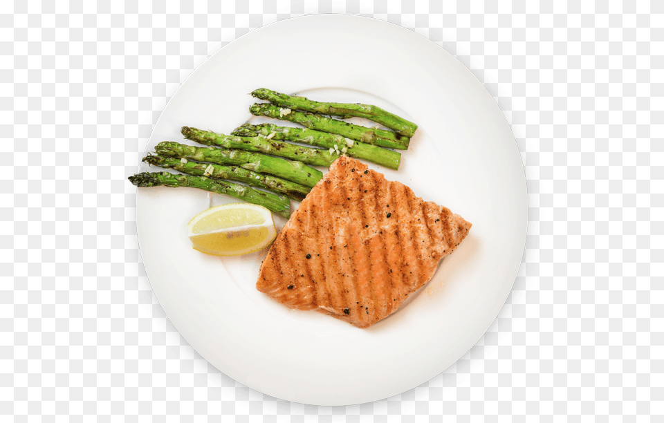 Grilled Salmon, Plate, Food, Food Presentation, Seafood Png