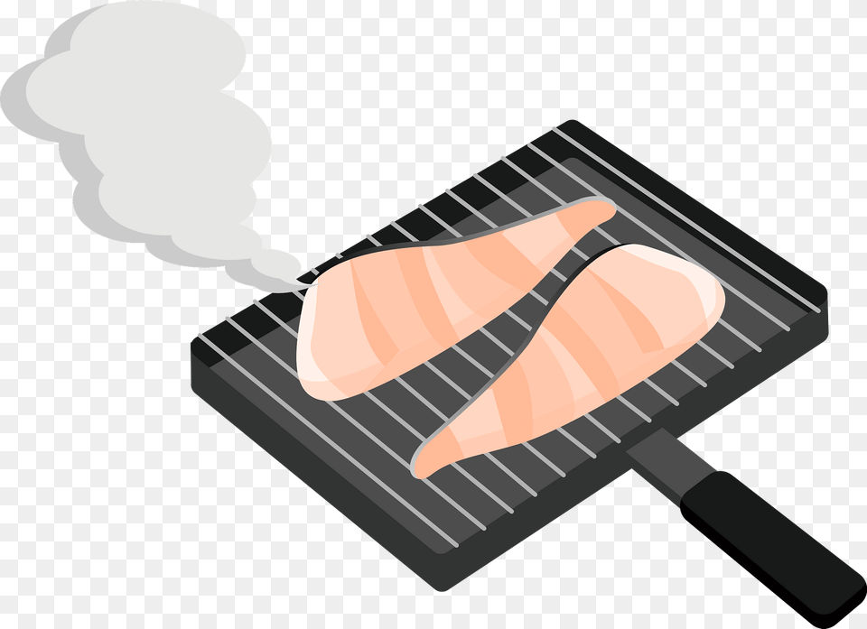 Grilled Salmon Clipart, Bbq, Cooking, Food, Grilling Png