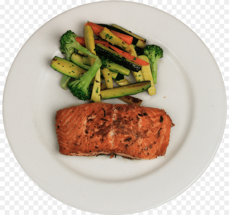 Grilled Salmon Vector Food, Bread, Food Presentation, Plate Free Png Download