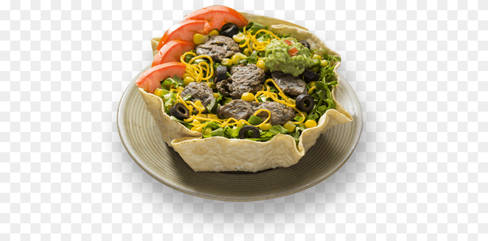 Grilled Steak Salad Pastry, Food, Taco Free Png Download