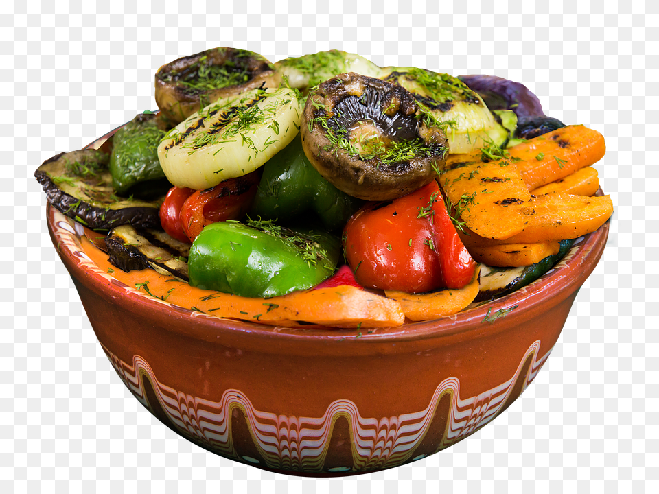Grilled Vegetables Plate, Food, Food Presentation, Produce Png