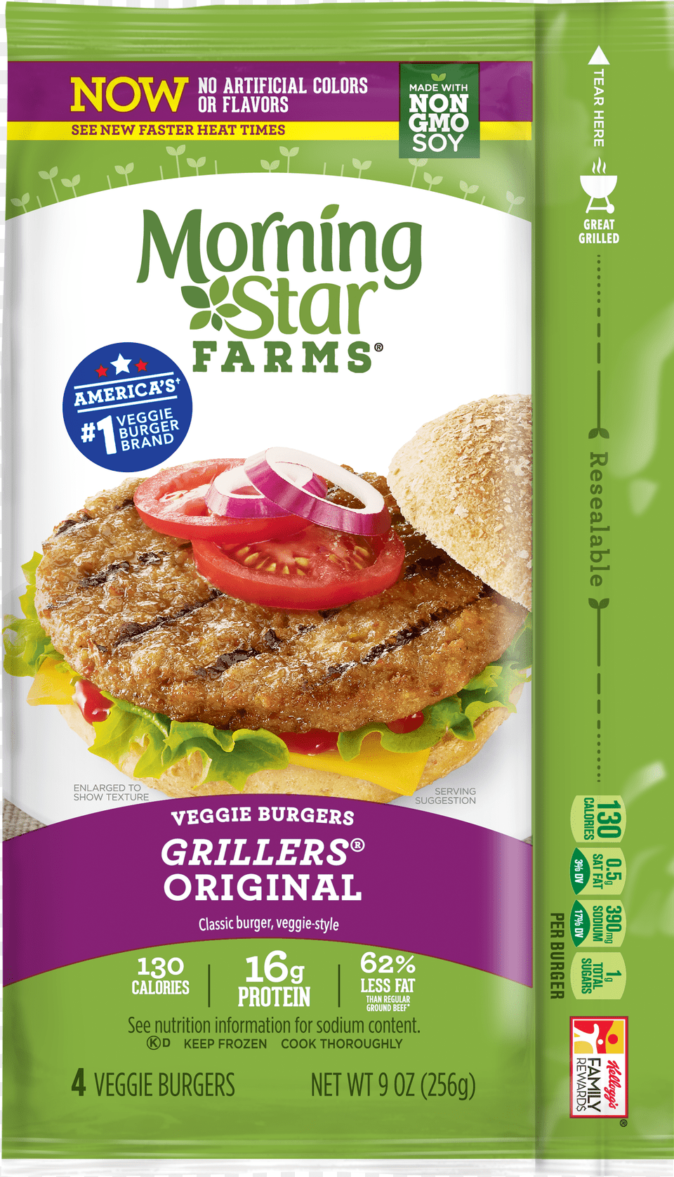 Grillers Original Burgers Morning Star Grillers Png Image