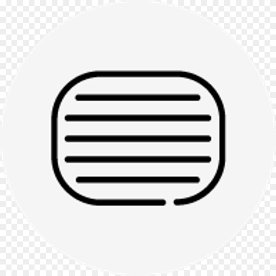 Grilling Icon Circle, Drain Free Png