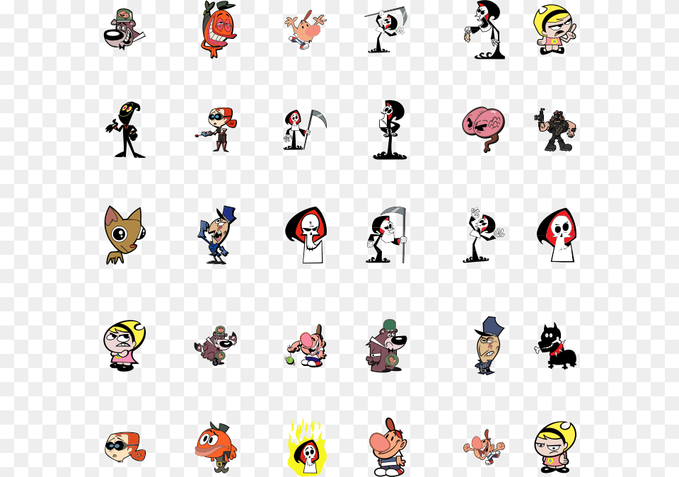 Grim Adventures Of Billy And Mandy Characters Cartoon Network Billy And Mandy Characters, Person, Publication, Book, Comics Free Transparent Png