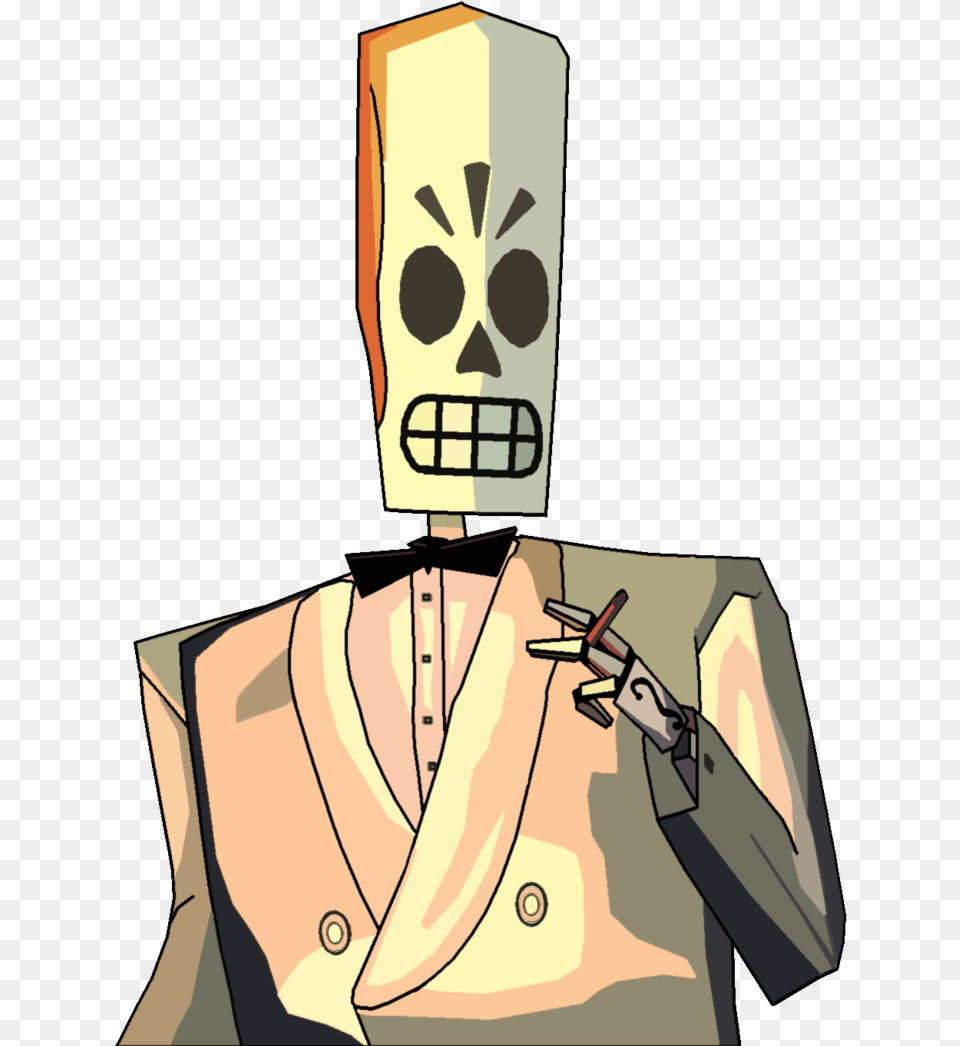 Grim Fandango, Adult, Male, Man, Person Free Transparent Png