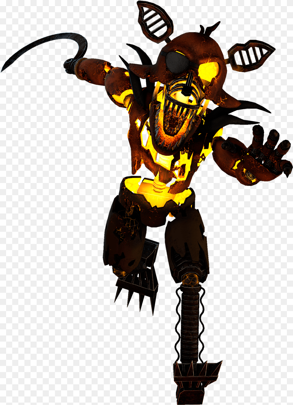 Grim Foxy Fnaf Vr, Adult, Male, Man, Person Png Image