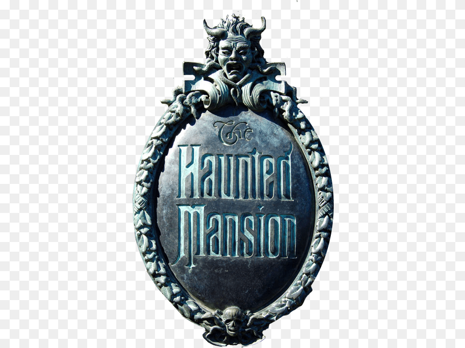 Grim Grinning Ghosts Disney Haunted Mansion, Badge, Logo, Symbol, Person Free Transparent Png