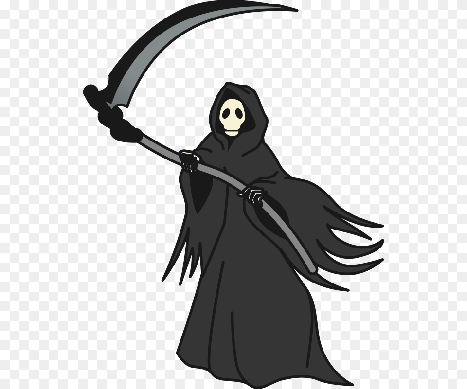 Grim Reaper Clipart, Fashion, Weapon, Sword, Adult Free Png