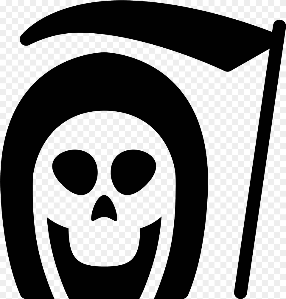 Grim Reaper Clipart Gream, Gray Png Image