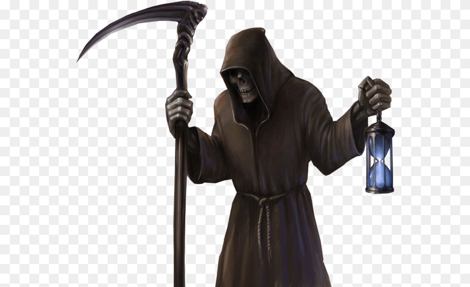 Grim Reaper File Grim Reaper Transparent, Adult, Male, Man, Person Free Png Download