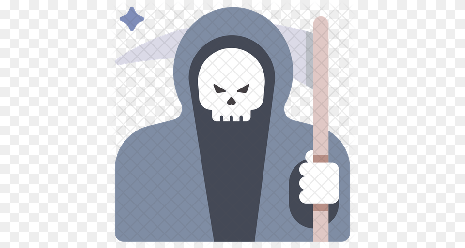 Grim Reaper Icon Illustration, People, Person, Prison, Face Free Png Download
