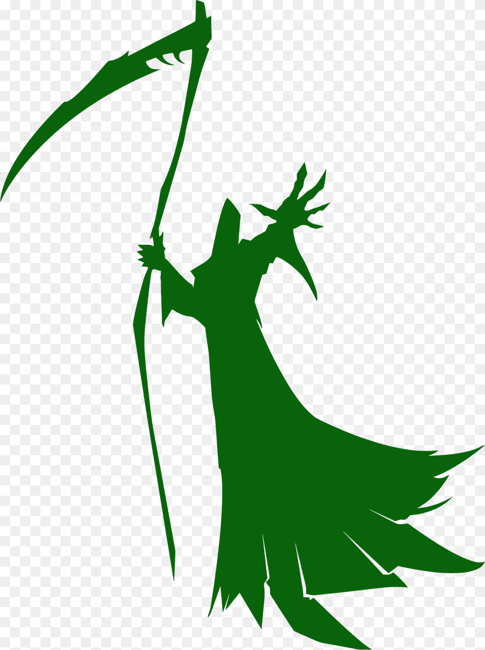 Grim Reaper Illustration Silhouette, Person Free Png Download