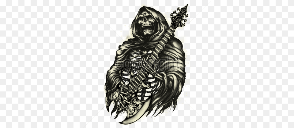 Grim Reaper Iron Maiden Looney Tunes Fantasy World Heavy Metal Grim Reaper, Guitar, Musical Instrument, Person Free Png